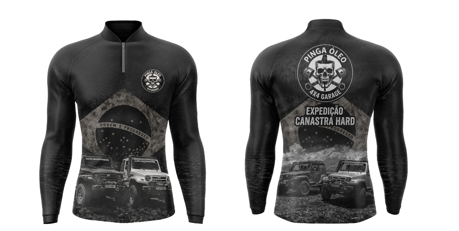 Camisa personalizada linha off-road 4x4